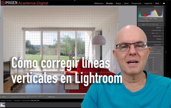 Cómo corregir verticales con Lightroom