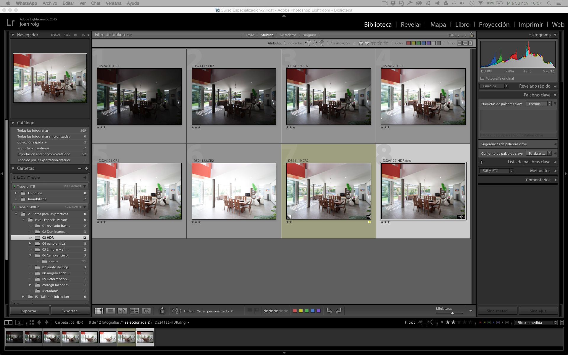 Como hacer un HDR desde Lightroom